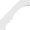 Ekena Millwork 3 1/2-in. W x 26-in. D x 26-in. H Balboa Architectural Grade PVC Knee Brace BRCP035X26X26BOA - alternate 4
